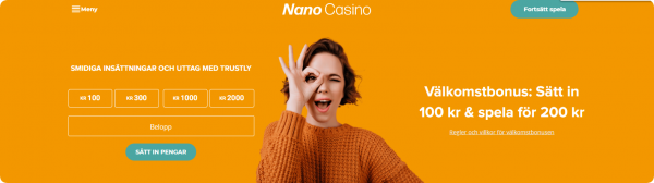 Nano casino bonus