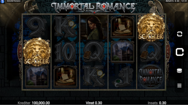 Immortal Romance Slot Scatter